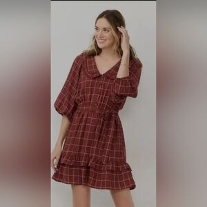 Lauren Conrad LC Dress Size Large NWT Fall Boho